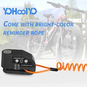 Alarm Disc Lock Motorcycle Disc Brake Lock Anti-Theft Waterproof