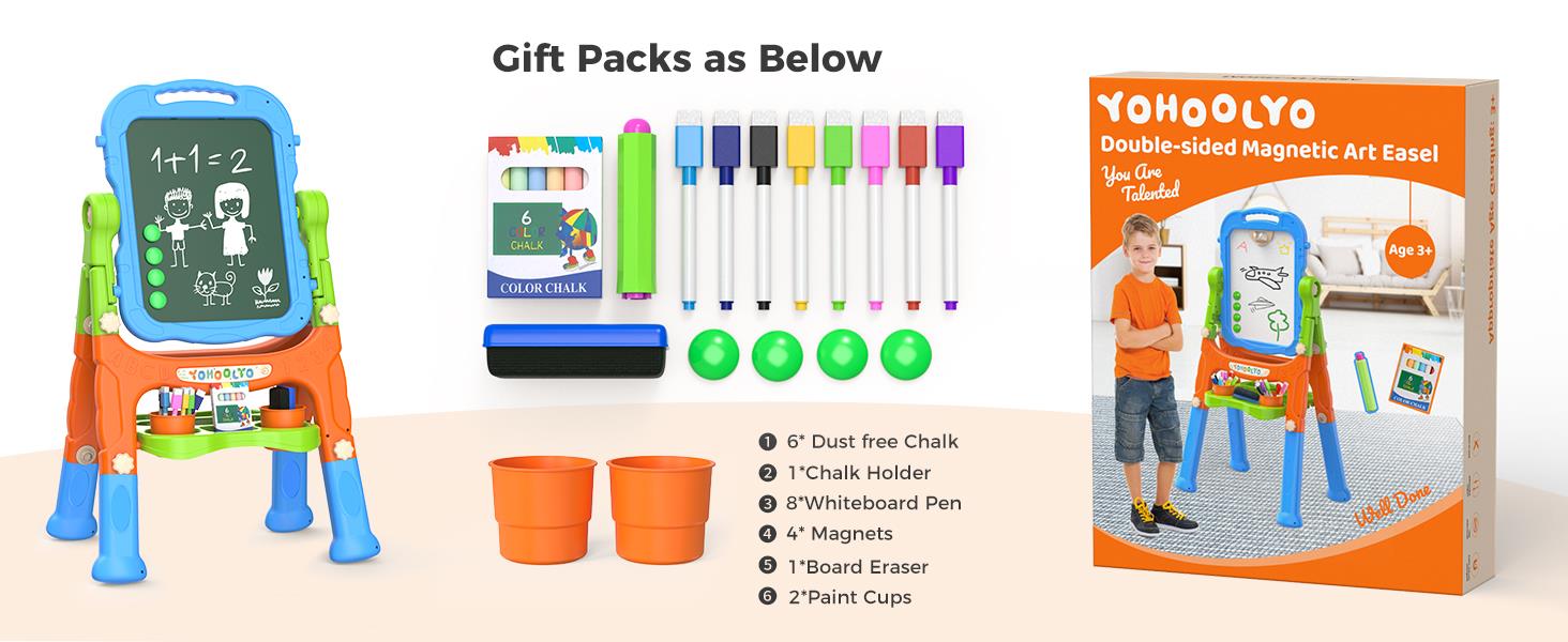 Kids Easel Standing Art Easel for Kids