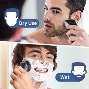 Shave wet