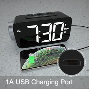 projection alarm clock